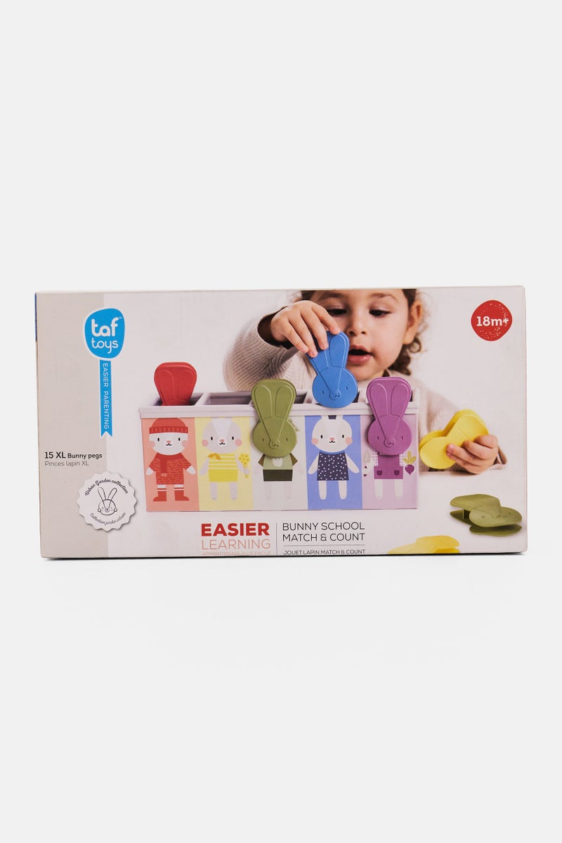 Taf Toys لعبة مطابقة وعدّ الأرنب المدرسي - Image 1